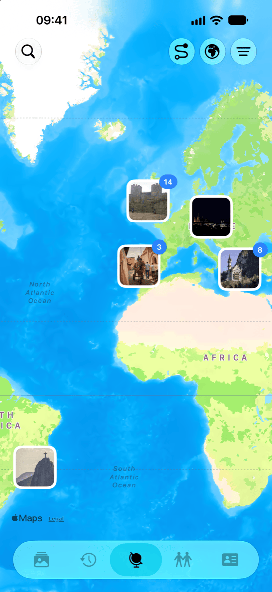 Globetrotter iPhone screenshot 1