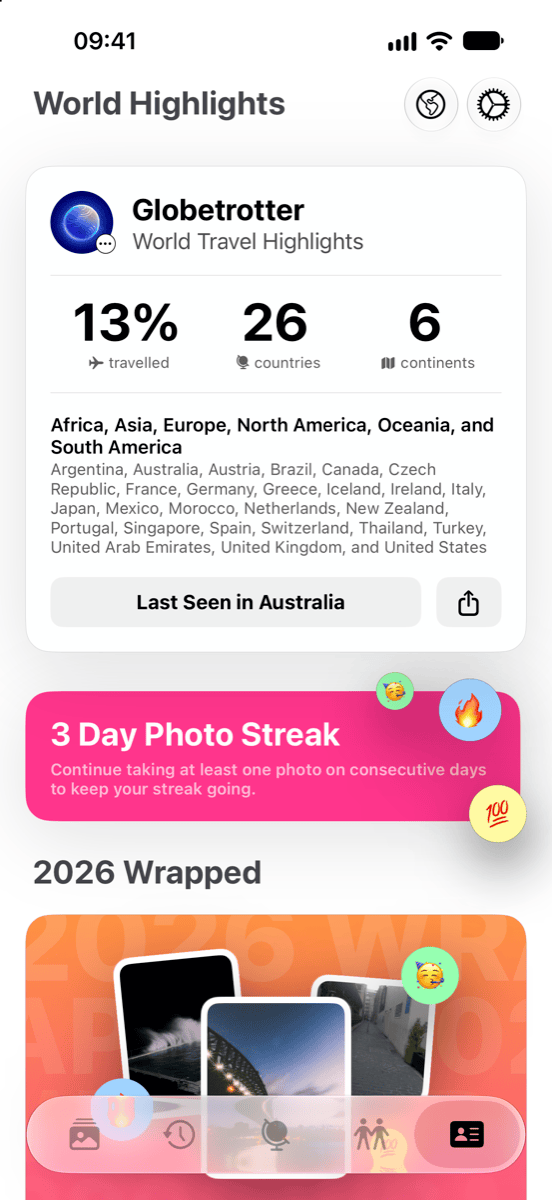 Globetrotter iPhone screenshot 5
